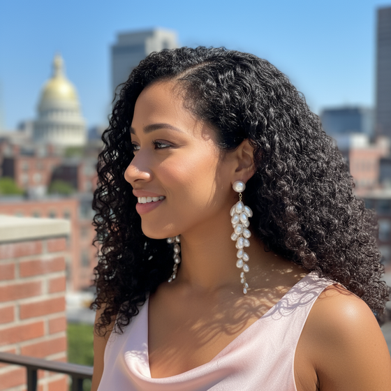 The Bella Pearl Earrings