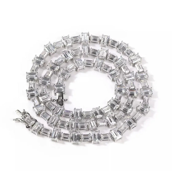 EMERALD CUT NECKLACE SHOP PRISCILLA LEE