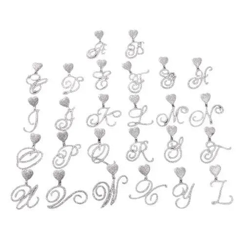 SCRIPT LOVE INITIAL HEART NECKLACE