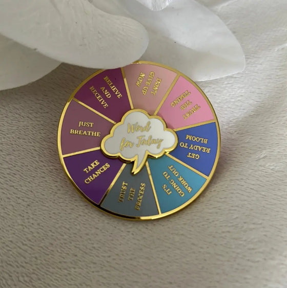 WORD OF THE DAY PIN