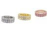 DOUBLE ROW ROUND CUT ETERNITY BAND