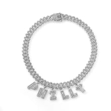  CUSTOM CUBAN LINK CHAIN IN SILVER SHOP PRISCILLA LEE