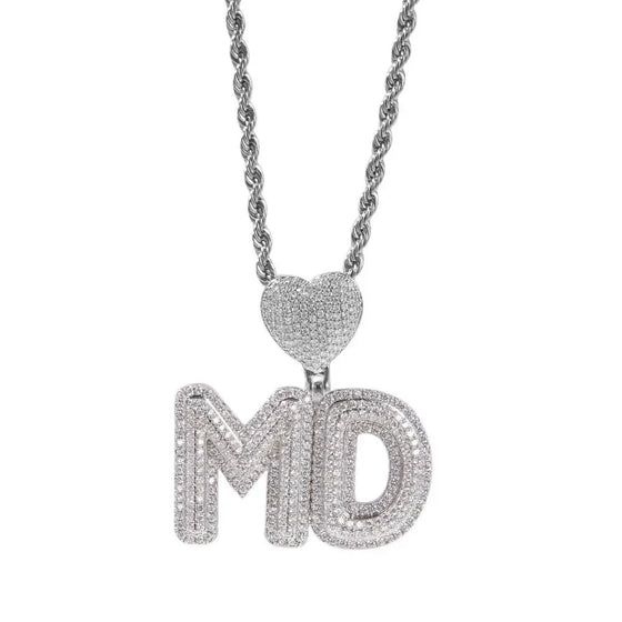 CUSTOM HEART PENDANT NECKLACE SHOP PRISCILLA LEE