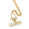CROWN PENDANT NAME NECKLACE