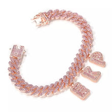  CUSTOM PINK CUBAN LINK CHAIN SHOP PRISCILLA LEE