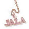 BAGUETTE CUT NAME NECKLACE