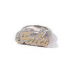 ICY CURSIVE NAME RING