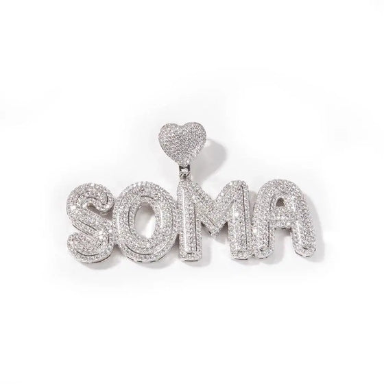 CUSTOM HEART PENDANT NECKLACE SHOP PRISCILLA LEE