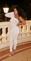 Perfect Night Sequin Jumpsuit. SHOP PRISCILLA LEE