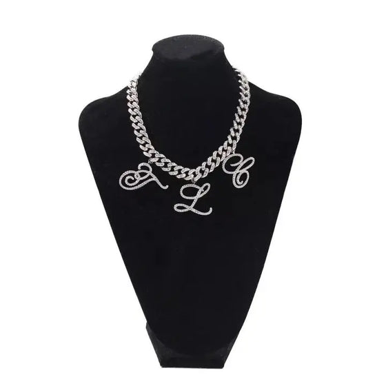 Cuban Link Cursive Name Necklace SHOP PRISCILLA LEE