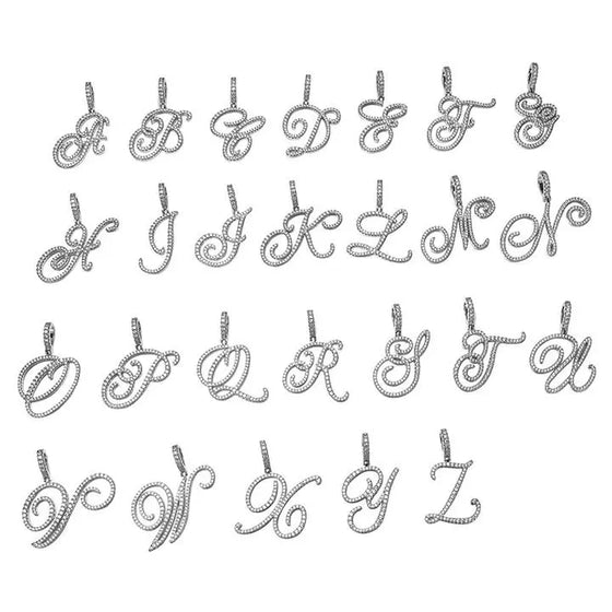 CURSIVE INITIAL NECKLACE