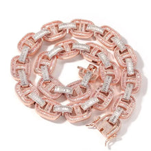  LUXE TWO-TONE G LINK BAGUETTE CHAIN
