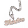 Cursive Pendant Name Necklace SHOP PRISCILLA LEE