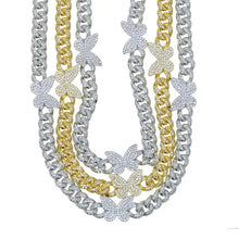  Mini Cuban Link Butterfly Choker Necklace SHOP PRISCILLA LEE