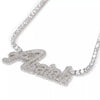 Iced Out Tennis Chain Name Necklace 2.0 SHOP PRISCILLA LEE