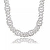 Icy Cuban Link Baguette Necklace