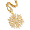 Iced Snowflake Baguette Necklace SHOP PRISCILLA LEE