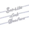 Iced Out Tennis Chain Name Necklace SHOP PRISCILLA LEE