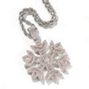 Iced Snowflake Baguette Necklace SHOP PRISCILLA LEE