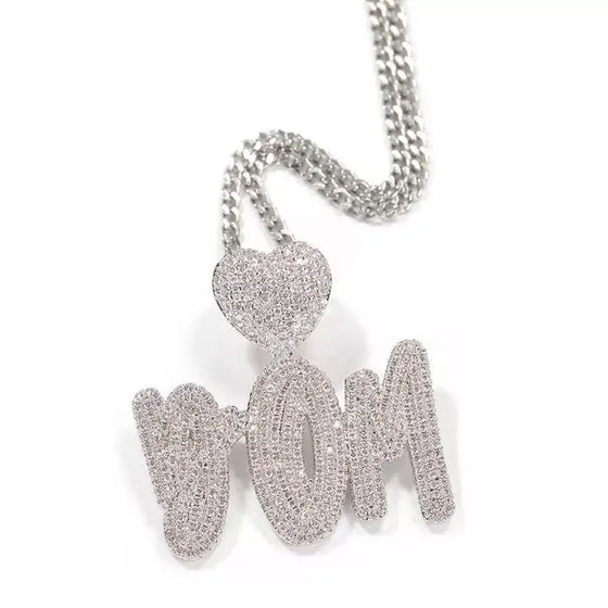 HEART PENDANT NAME NECKLACE