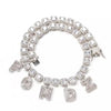 SQUARE TENNIS CHAIN NAME NECKLACE SHOP PRISCILLA LEE