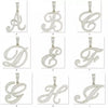 Cursive Font Tennis Chain Initial Necklace