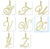 Cursive Font Tennis Chain Initial Necklace SHOP PRISCILLA LEE