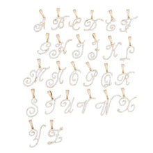  Icy Font Initial Tennis Chain Necklace SHOP PRISCILLA LEE