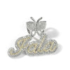 Butterfly Pendant Cursive Name Necklace SHOP PRISCILLA LEE