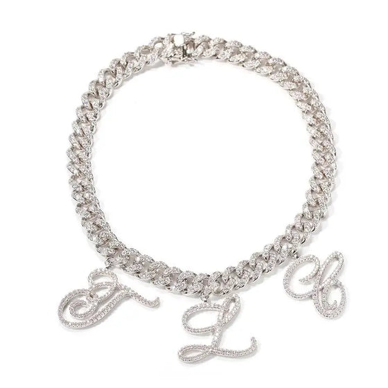 Cuban Link Cursive Name Necklace SHOP PRISCILLA LEE