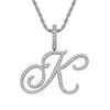 CURSIVE INITIAL NECKLACE