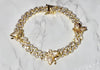 CUBAN LINK BUTTERFLY ANKLET SHOP PRISCILLA LEE