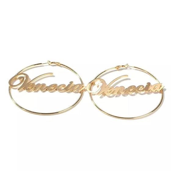 CUSTOM HOOP EARRINGS