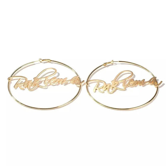 CUSTOM HOOP EARRINGS