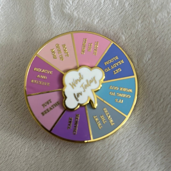 WORD OF THE DAY PIN