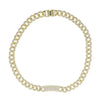 CUBAN LINK BAR NECKLACE SHOP PRISCILLA LEE