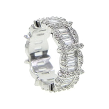  ICY BAGUETTE ETERNITY BAND