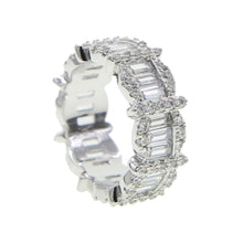  ICY BAGUETTE ETERNITY BAND