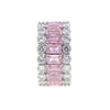 PINK BAGUETTE ETERNITY BAND