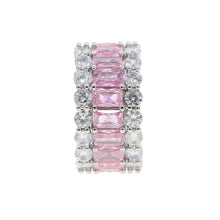  PINK BAGUETTE ETERNITY BAND