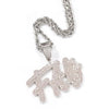 ICED OUT PENDANT NECKLACE