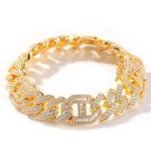  14MM CUBAN LINK BAGUETTE BRACELET