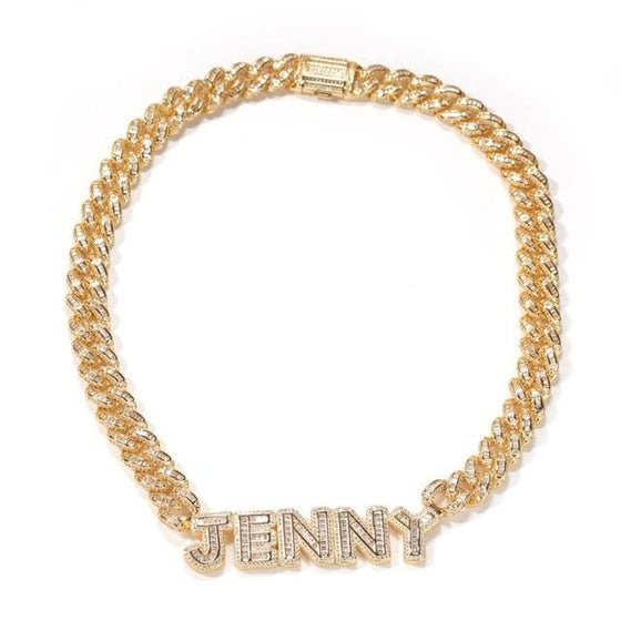 Copy of Baguette Chain Name Necklace