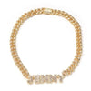 Copy of Baguette Chain Name Necklace SHOP PRISCILLA LEE