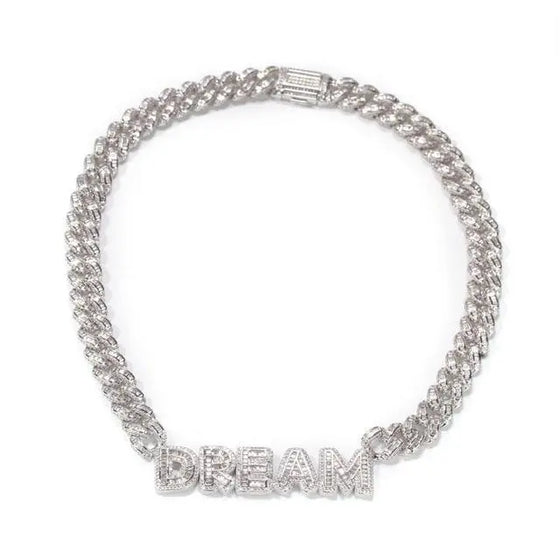 Copy of Baguette Chain Name Necklace SHOP PRISCILLA LEE