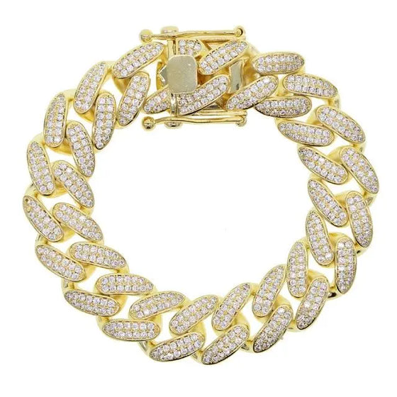 18MM CUBAN LINK BRACELET SHOP PRISCILLA LEE