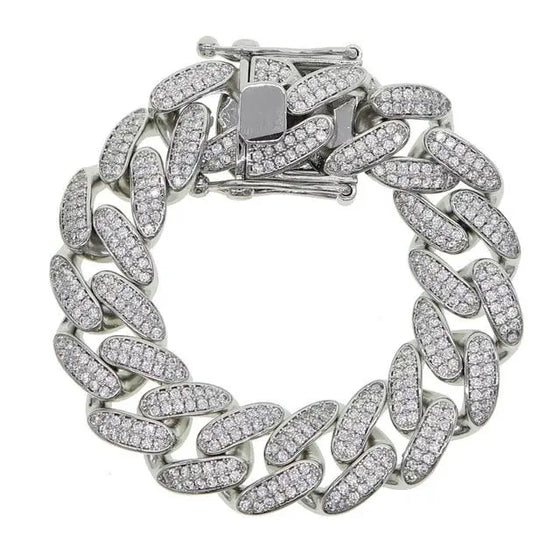 18MM CUBAN LINK BRACELET SHOP PRISCILLA LEE