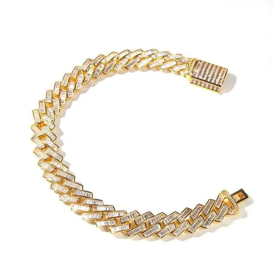 20mm Cuban Link Baguette Chain SHOP PRISCILLA LEE