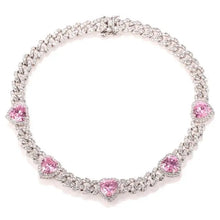  CUBAN LINK HEART NECKLACE SHOP PRISCILLA LEE