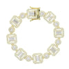 BAGUETTE CLUSTER BRACELET SHOP PRISCILLA LEE